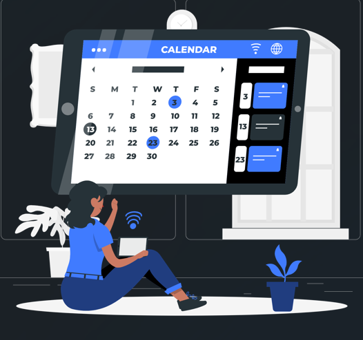 vgp-equipements-auxiliaires-gestion-flotte-ocean.png Illustration d’un calendrier représentant la gestion des VGP pour les équipements auxiliaires.