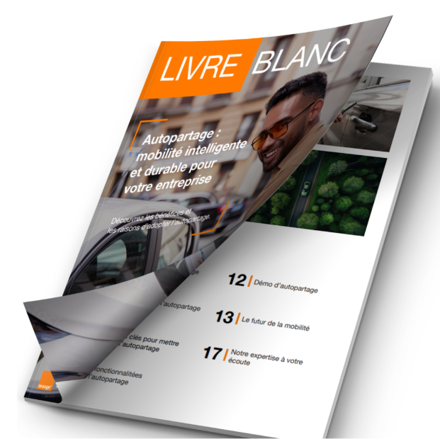 Couverture du livre blanc Océan sur l’autopartage en entreprise, présentant les bénéfices d’une mobilité intelligente, durable et économique pour les organisations.
