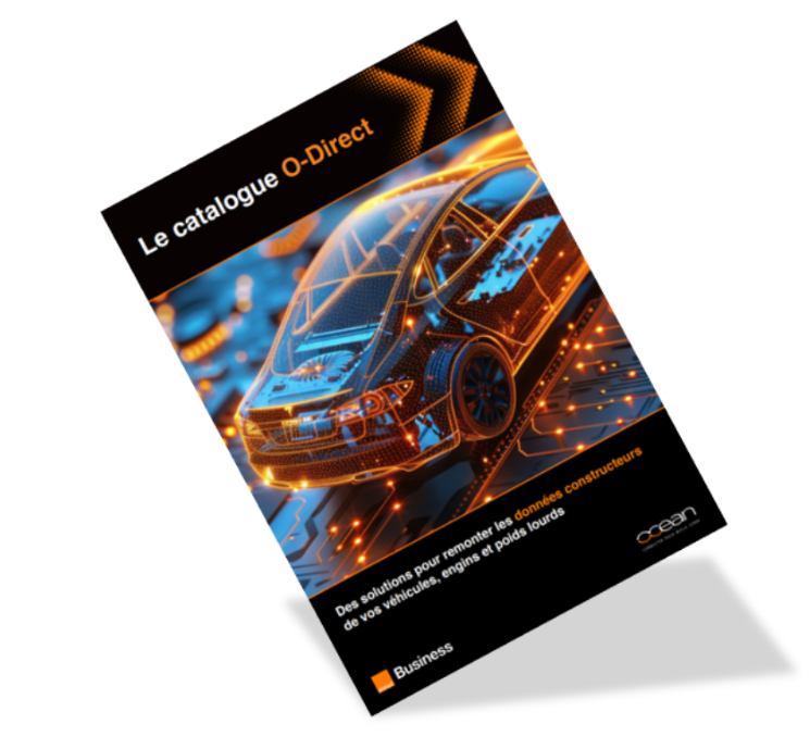 catalogue-o-direct-ocean-donnees-constructeurs-flotte.png Couverture du catalogue O-Direct d’Océan présentant une voiture connectée en hologramme, symbolisant la collecte de données constructeurs pour la gestion de flotte.