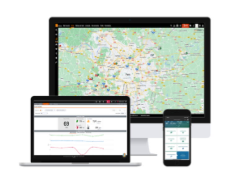 vehicules-partages-identification-conducteur-ocean.png Interface de la solution Océan affichée sur ordinateur, tablette et smartphone, illustrant le suivi en temps réel des véhicules partagés et l’identification des conducteurs.