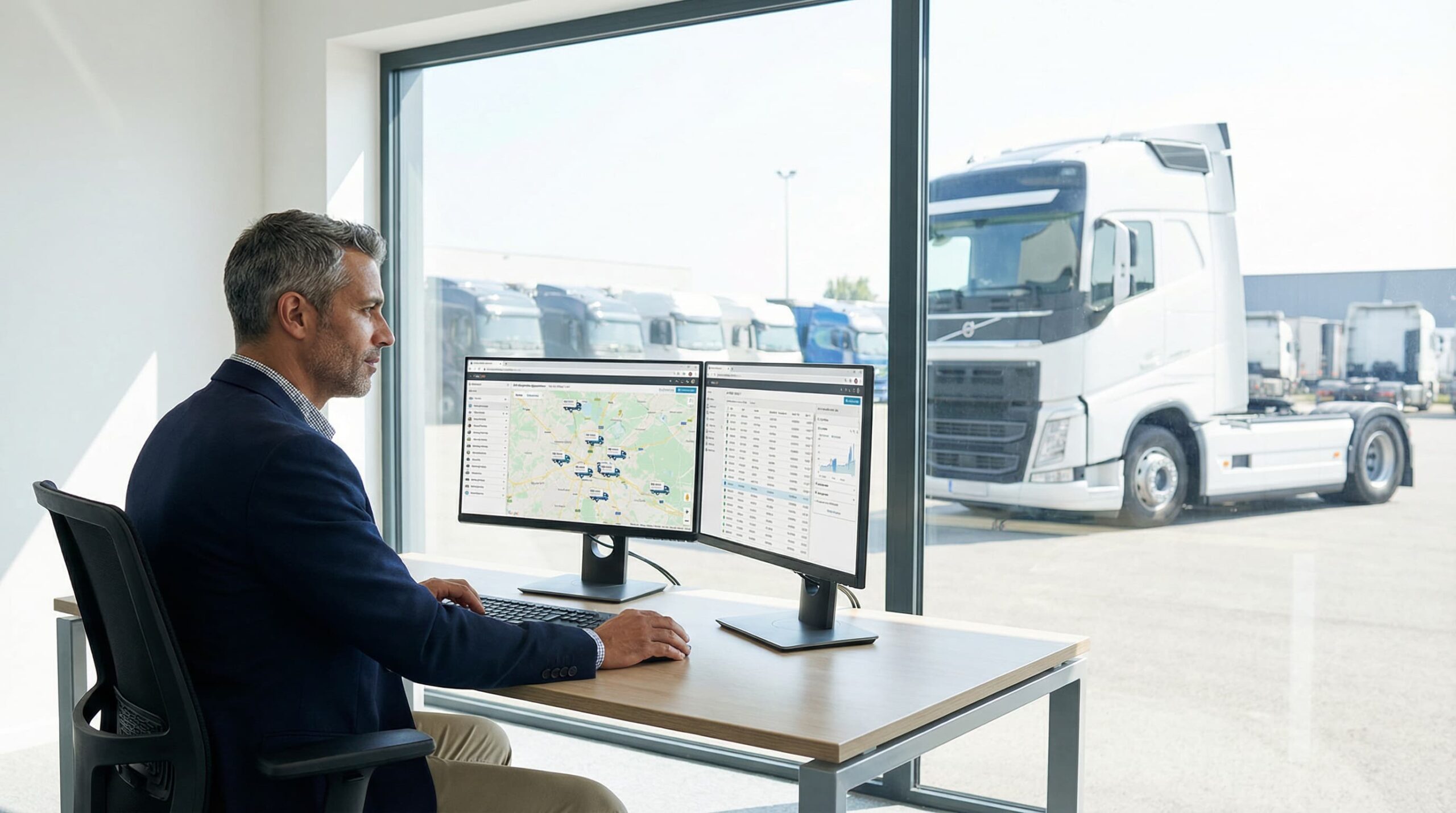 Gestionnaire de flotte - entreprise du transport